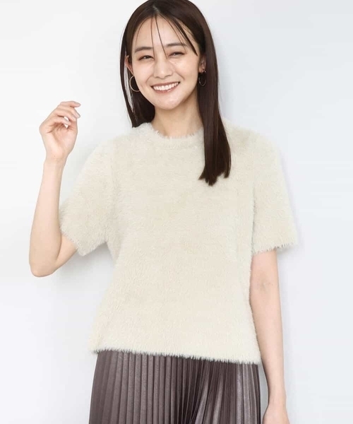 MK MICHEL KLEIN（エムケー ミッシェルクラン） ニット セーター 半袖