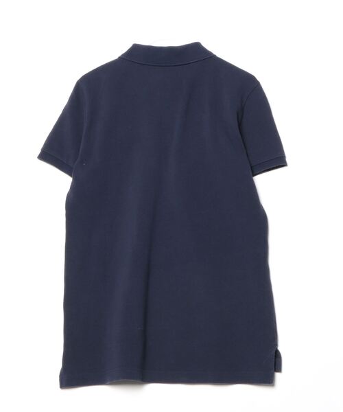 「LACOSTE」 半袖ポロシャツ 36 ネイビー レディース