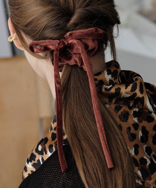 ZAKKA-BOX（ザッカボックス） シュシュ リボンベロアシュシュ