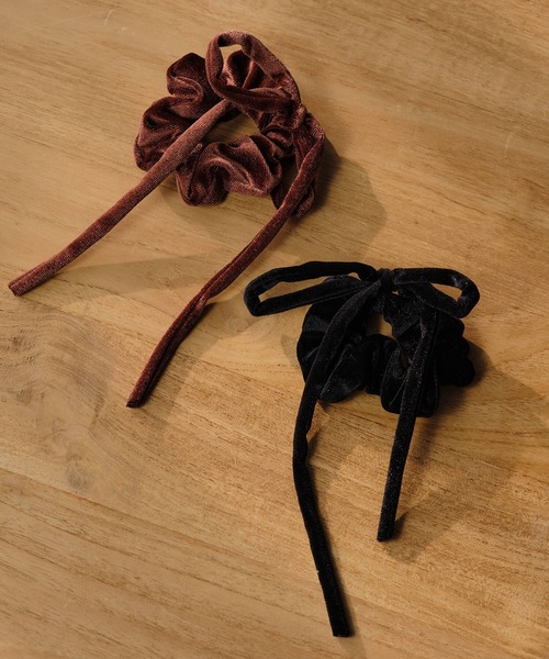 ZAKKA-BOX（ザッカボックス） シュシュ リボンベロアシュシュ