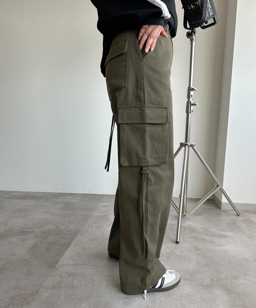 「apres jour mignon」 カーゴパンツ MEDIUM カーキ レディース