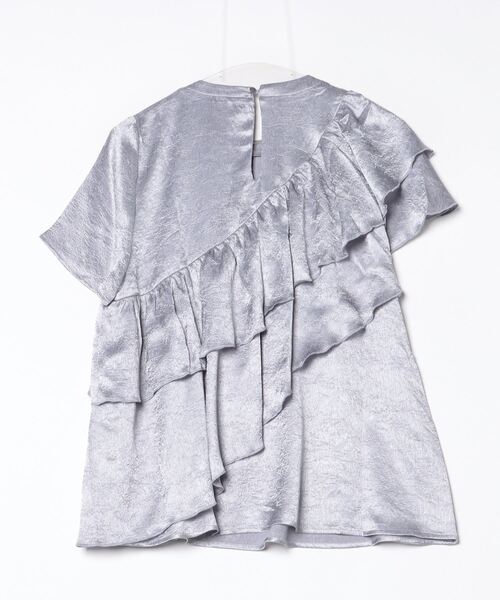 「Per sist ence」 半袖ブラウス FREE グレイッシュベージュ レディース_画像2