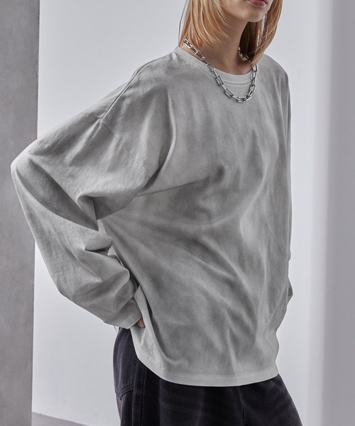 Loose（ルース） tシャツ スプレー加工 ヴィンテージ ルーズロンT