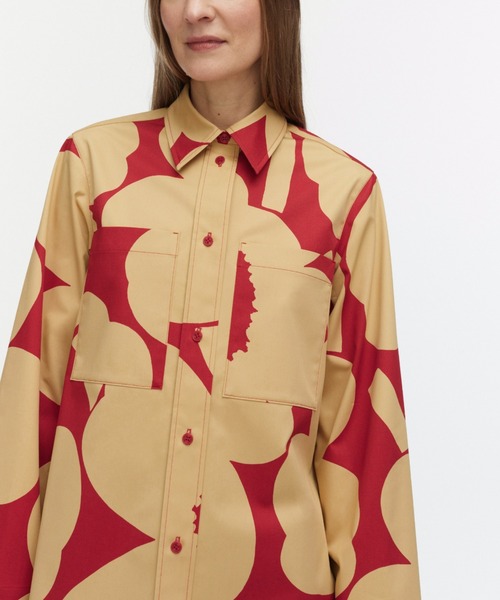 marimekko マリメッコ　ウニッコ　刺繍　シャツ　ブラウス marimekko（マリメッコ） ブラウス シャツ Maaria Unikko / shirt