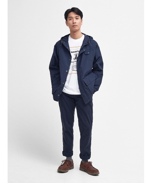 Barbour ネイビー ナイロンジャケット 40 今週末まで出品　お盆SALE Barbour ネイビー ナイロンジャケット 40 今週末まで出品 お盆SALE