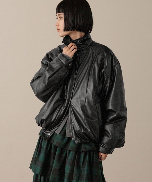 LOWRYS FARM（ローリーズファーム） ブルゾン アウター ナカワタレザー
