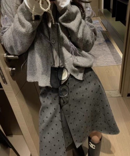 LADY LIKE（レディライク） スカート 「秋冬新作」ボックスプリーツ