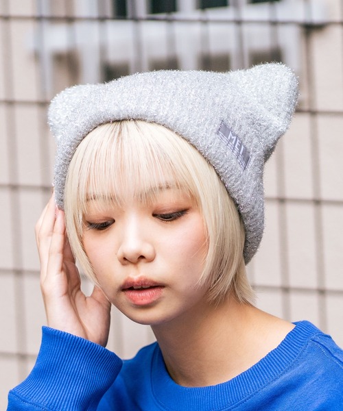 MEI（メイ） ニット帽 ニットキャップ 「MEI/メイ」クマミミニット