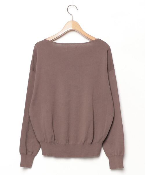 「OPAQUE.CLIP」 長袖ニット L ブラウン レディース_画像2