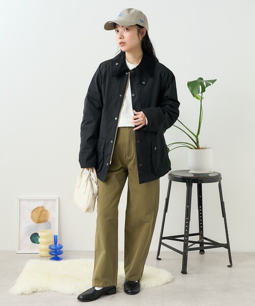 Barbour オリーブジャケット サイズ34 freaks store別注 FREAK'S STORE（フリークスストア） ブルゾン 34 オリーブ レディース