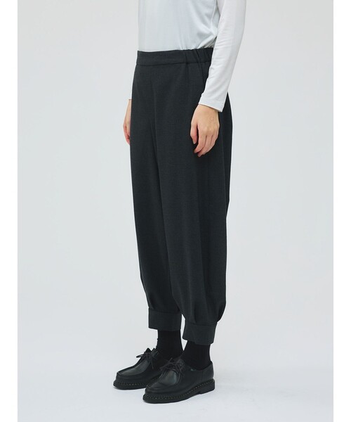 mizuiroind（ミズイロインド） パンツ タックヘムパンツ レディース