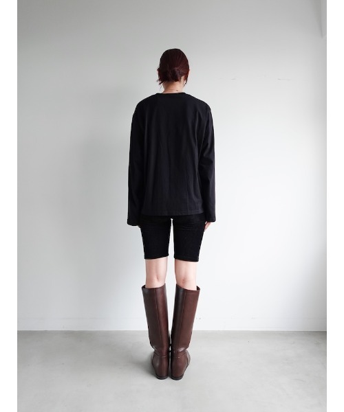 sahara（サハラ） tシャツ Flower Photo Long Tee/フラワーフォト