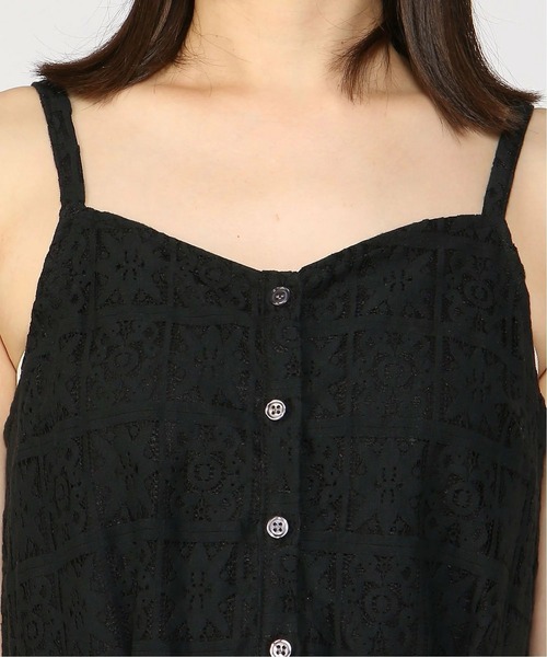 「PREFERIR」 キャミソールワンピース MEDIUM ブラック レディース_画像5