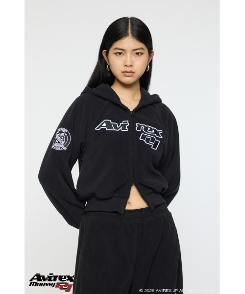 MOUSSY(マウジー) トレーナー スウェット AVIREX FLEECE フーディー MOUSSY(マウジー) トレーナー スウェット AVIREX FLEECE フーディー