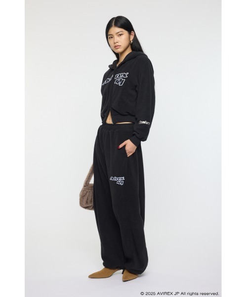 MOUSSY（マウジー） トレーナー スウェット AVIREX FLEECE フーディー