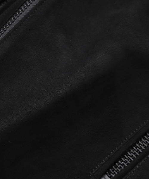 A LEATHER（エーレザー） 革ジャン ライダース MOTO JACKET メンズ