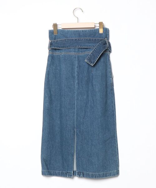 「CURRENTAGE」 タイトスカート 1 ブルー レディース_画像2