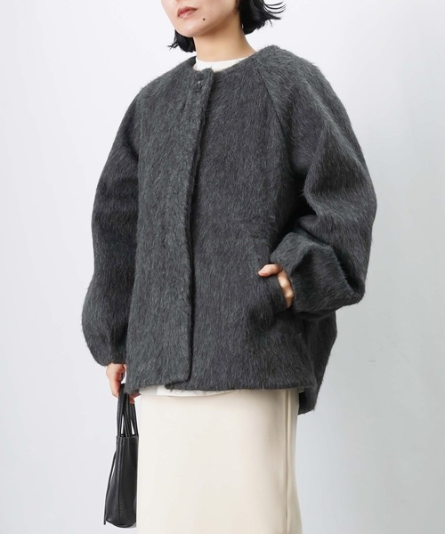 LADY LUCK LUCA（レディラックルカ） ノーカラーコート コート LC/LLL