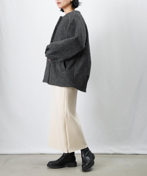 LADY LUCK LUCA（レディラックルカ） ノーカラーコート コート LC/LLL