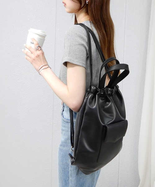 「minia」 2WAYバッグ FREE グレー レディース_画像2