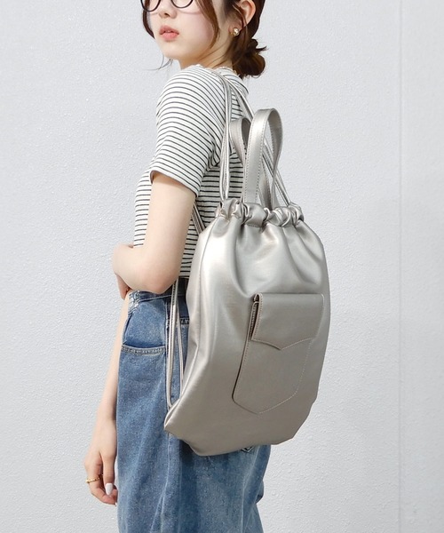 「minia」 2WAYバッグ FREE グレー レディース_画像6