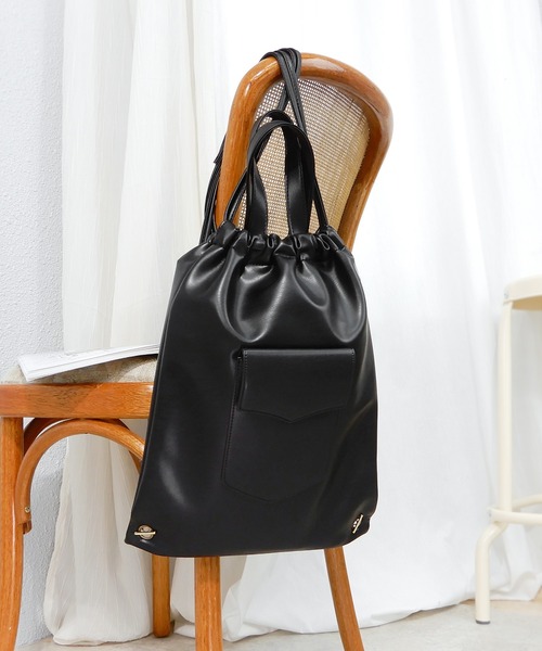 「minia」 2WAYバッグ FREE グレー レディース_画像8