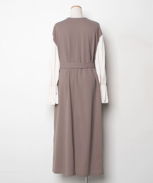 GeeRA（ジーラ） 長袖ワンピース MEDIUM モカ レディース : ZOZOTOWN