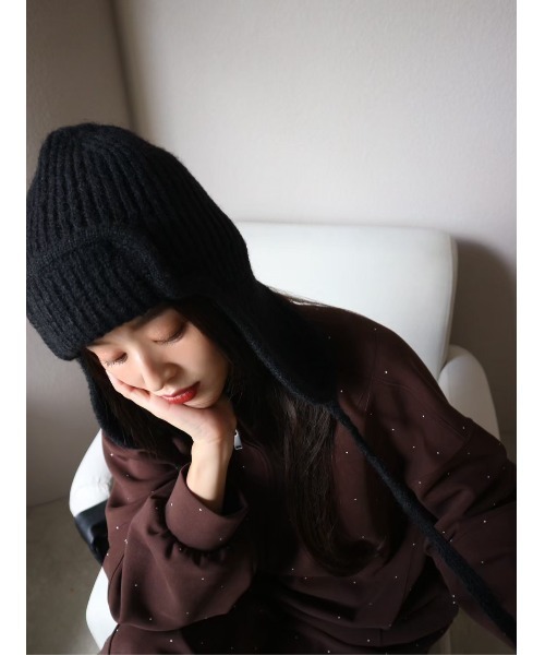 TRUNC ニット帽 ニットキャップ Flight Knit BeanieII レディース
