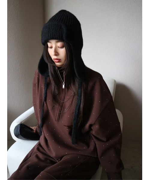 TRUNC ニット帽 ニットキャップ Flight Knit BeanieII レディース