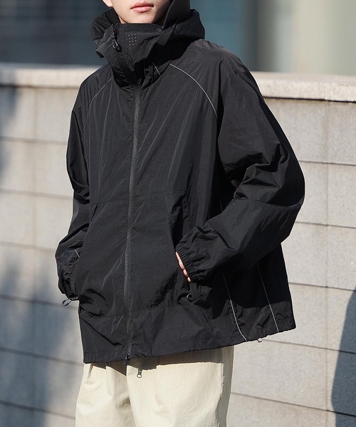 「aimoha」 ブルゾン LARGE オフホワイト メンズ_画像7