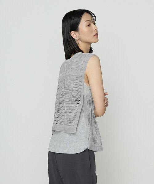 Gabardine K.T（ギャバジンK.T） ベスト ジレ 「 +サイズ