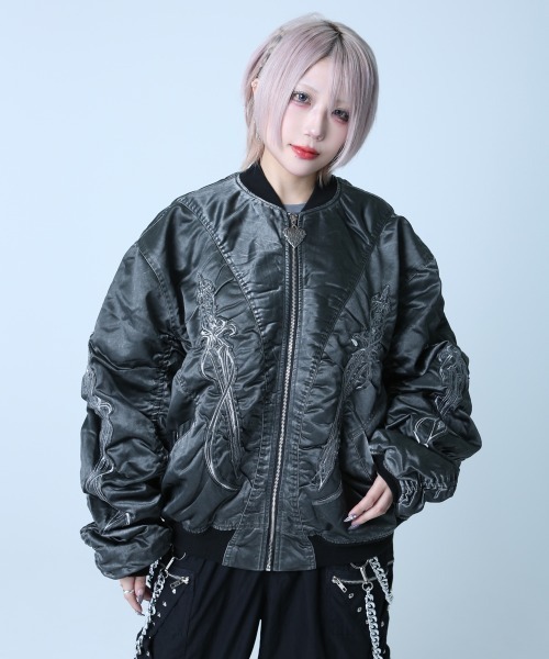 BACKSTAGE PASS（バックステージパス） ma1 ma-1 TRIPLE DAGGER MA-1