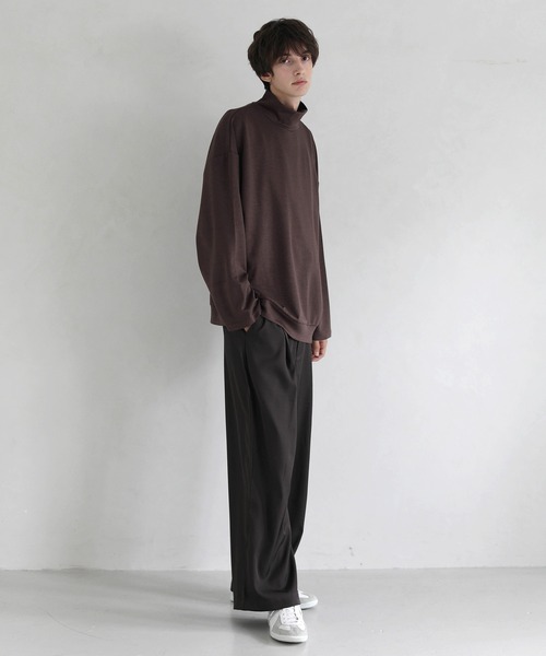 「LILL」 長袖Tシャツ M ワイン メンズ_画像3