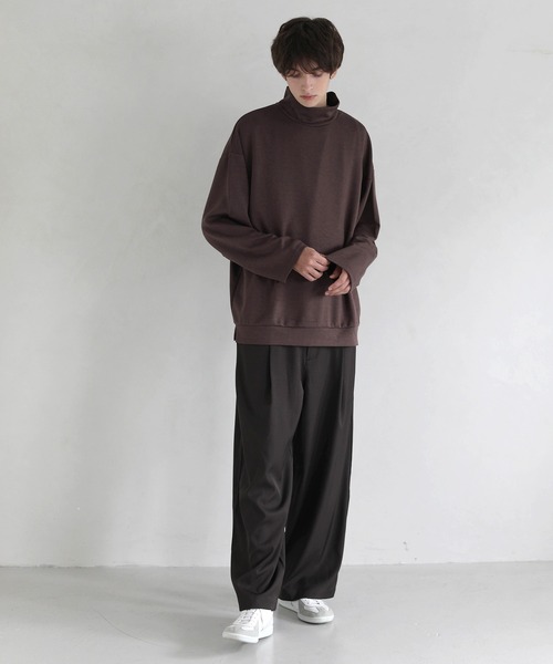 「LILL」 長袖Tシャツ M ワイン メンズ_画像9