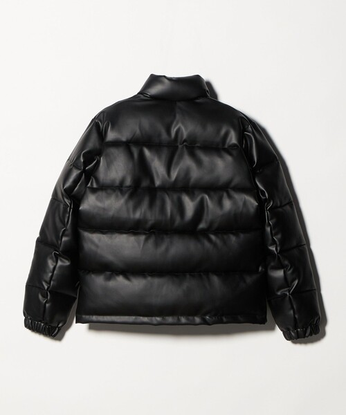 ジャケット・アウター YASU A DAY IN THE LIFE ブルゾン アウター レザーライク スタンドカラー