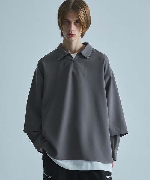 「SOCCE」 長袖シャツ M ブルー メンズ_画像2