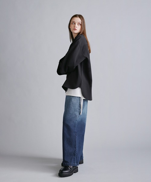 「SOCCE」 長袖シャツ M ブルー メンズ_画像9