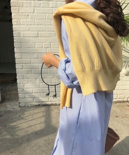 「Chaco closet」 シャツワンピース FREE ピンク レディース_画像3