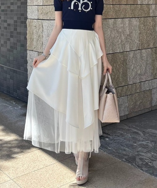 rienda チュールレイヤードSETOP ルミネ限定 rienda チュールレイヤードSETOP ルミネ限定 - メルカリ