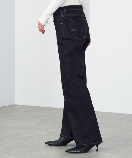 「C17」 デニムパンツ 29 インディゴブルー レディース_画像3