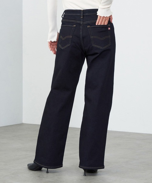 「C17」 デニムパンツ 29 インディゴブルー レディース_画像5