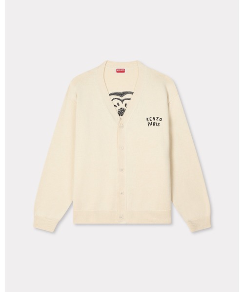 カーディガン 'KENZO Boke Heart' カーディガン イン コットン ウール メンズの画像