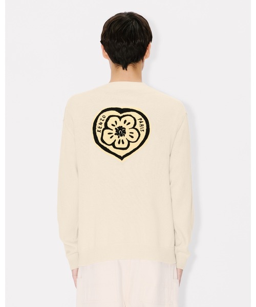 カーディガン 'KENZO Boke Heart' カーディガン イン コットン ウール メンズの画像