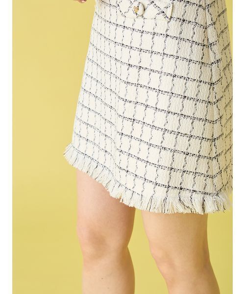 【1月1日まで限定価格】リリーブラウン ツイードタックミニスカート LILY BROWN｜ツイードタックミニスカート | Rakuten Fashion(楽天