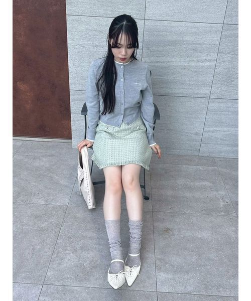 LILY BROWN snidel トップス　スカート　お洋服まとめ売り LILY BROWN（リリーブラウン） スカート ツイードミニスカート