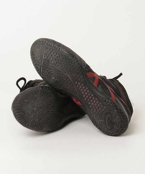 「ASICS」 ハイカットスニーカー 25cm ブラック レディース_画像3