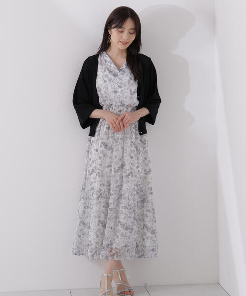 「PROPORTION BODY DRESSING」 ノースリーブワンピース SMALL ブラック レディースの画像