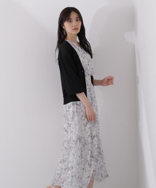 「PROPORTION BODY DRESSING」 ノースリーブワンピース SMALL ブラック レディースの画像