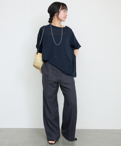 SLOBE IENA（スローブイエナ） スラックス 38 チャコールグレー