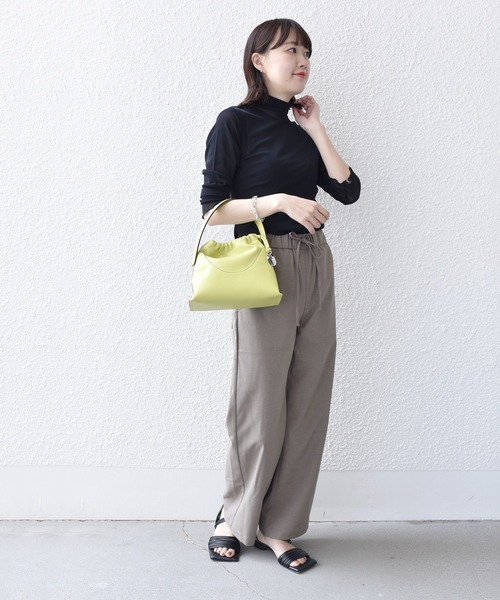 「SHIPS.me」 イージーパンツ L ブルーグレー レディース_画像5